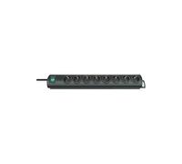 primera line barre multiprise x 8 2,0 m noir 1153300128