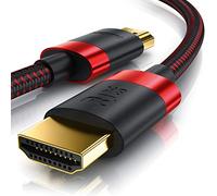 Primewire - 1m Câble HDMI 2.1 8k 4k, 8 k @ 30Hz, 120Hz avec DSC, 4 k @144Hz, 240Hz avec DSC, UHD II, HDMI 2.0a, 2.0b, PS5, PS4, 3D, Haut débit Ethernet, Dynamic HDR 10+, eARC, DolbyVision