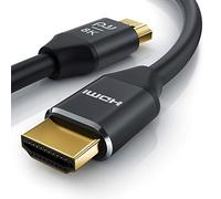 Primewire - 1m câble HDMI 4k 8k - 8k @30Hz @120Hz DSC - 4k @144Hz - @240Hz DSC UHD II - Compatible HDMI 2.1 2.0a, 2.0b, 3D, PS5 PS 5 PS4 Xbox series X Ethernet VRR DynamicHDR 10+ eARC Dolby Vision