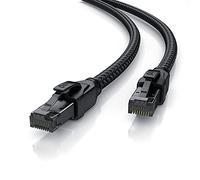 Primewire 1m Câble réseau Cat 8.1 40Gbits Câble Ethernet Cat8 Haut débit 40Gbps 1 mètre Patch cable 2Ghz S FTP PIMF RJ45 Compatible Cat6 Cat7 Noir