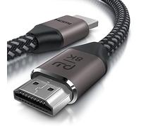 Primewire - 2m Câble HDMI 2.1 8k 4k, 8k @ 30Hz, 120Hz avec DSC, 4k @144Hz, 240Hz avec DSC, UHD II, HDMI 2.0a, 2.0b, PS5, PS4, 3D, Haut débit Ethernet, Dynamic HDR 10+, eARC, Dolby Vision