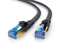 Primewire 2m Câble réseau plat Cat 8 40Gbits, Câble Ethernet Cat8 Haut débit 40Gbps 2 mètres Câble de Patch 2Ghz U FTP PIMF RJ45 Compatible Cat