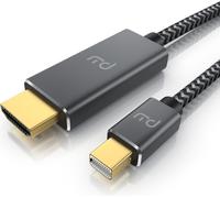 Primewire 4k Mini Displayport 1.4 vers Hdmi 2.0 Câble - Adaptateur Mini DP - 4k@60Hz - Thunderbolt 1-2 - audio et vidéo - pour MacBook, Surface Pro, Lenovo - 1m