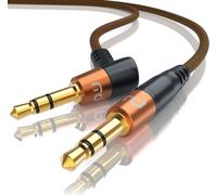 Primewire Câble audio AUX, jack 3,5 mm, câble stéréo HiFi coudé / câble de connexion - 2m