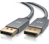 Primewire Câble DisplayPort Premium vers DisplayPort avec gaine en nylon 8K 7680 x 4320 @ 60 Hz avec DSC - 1m