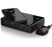 Primewire Commutateur 3 ports UHD HDMI avec télécommande 3x entrées HDMI / 3D / CEC / ARC