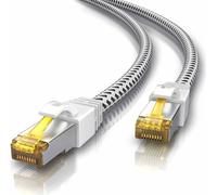 Primewire Patchkabel CAT 7 Rohkabel mit Baumwollmantel - Câble LAN Gigabit Ethernet - 10 Gbit/s - S/FTP PIMF blindage - Câble réseau - 7,5m