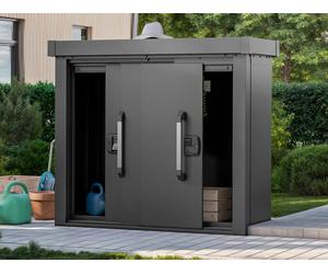 PRIMEYARD 135 x 55 cm Armoire de jardin S, anthracite - (GFPV00922)