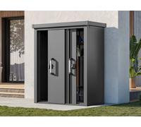 PRIMEYARD 150 x 78 cm Armoire de jardin L, anthracite - (GFPV00924)
