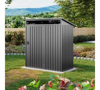 PRIMEYARD 160 x 80 cm Abri de jardin, gris-perle - (GFPV01006)