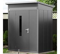 PRIMEYARD 180 x 122 cm Abri de jardin, anthracite - (GFPV00908)