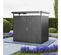 PRIMEYARD 210 x 150 cm Abri de jardin, gris métallique - (GFPV00981)