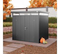 PRIMEYARD 210 x 180 cm Abri de jardin, gris métallique - (GFPV00982)