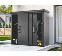 PRIMEYARD 210 x 78 cm Armoire de jardin XL, anthracite - (GFPV00928)