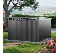 PRIMEYARD 260 x 280 cm Abri de jardin, gris-perle - (GFPV01013)