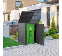 PRIMEYARD Cache-poubelle 84 x 84 cm, anthracite - (GFPV01000)