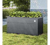 PRIMEYARD Design 75 x 150 x 78 cm Carré potager surélevé, acier, anthracite - (GFPV00955)