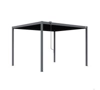 PRIMEYARD 3x3,5m Pergola anthracite, lames en anthracite orientables - (GFPV01109)
