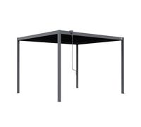 PRIMEYARD 3x3,5m Pergola anthracite, lames en anthracite orientables - (GFPV01109)
