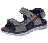 Primigi Tevez Sandales Plateforme, Grigio Scuro-BLU, 26 EU