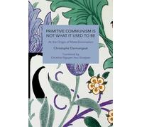 Primitive Communism Is Not What It Used to Be: At the Origin of Male Domination