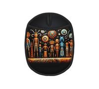Primitive Totem Lot de 1/2 tapis de cuisson multifonction en silicone pour four - Convient pour les femmes et les hommes
