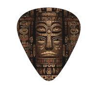 Primitive Tribal TotemGuitar Lot de 12 médiators de guitare 3 épaisseurs différentes pour guitare électrique acoustique et autres instruments