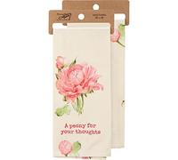 Primitives by Kathy 112005 Torchon de Cuisine A Pivoine for Your Thoughts 71,1 cm