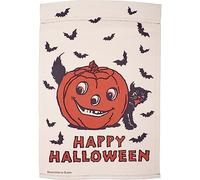 Primitives by Kathy 114325 Happy Halloween Drapeau de Jardin Classique Motif Citrouille Multicolore