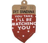 Primitives by Kathy Bandana « Every Bite You Take, I'll Be Watching You ; Motivated By Food » pour petit animal de compagnie
