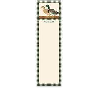 Primitives by Kathy Duck Off List Notepad | 9.5" x 2.75" | Holds to Fridge with Strong Magnet