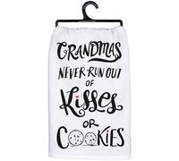 Primitives by Kathy Lol 33208 Torchon en Coton avec Inscription « Made You Smile »