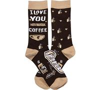 Primitives by Kathy LOL Made You Smile Chaussettes cadeau Marron
