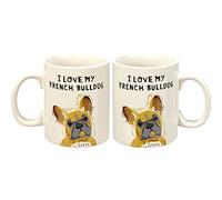 Primitives by Kathy Mug double face I Love My French Bulldog