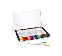 PRIMO - Crayons de Couleur enfants +3 Ans et Artistes, Mine Ø3,8 mm, 36 Couleurs Pro Dégradables et Pleines, Couleurs pour enfants pour Colorier, Travaux Créatifs, Set de Crayons Papeterie