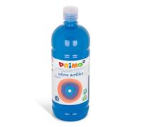 Primo 404TA1000501 1000ml Cyan Bouteille peinture acrylique - Peintures acryliques (Cyan, Bouteille, CE, 1000 ml)