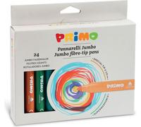 Primo 604JUMBO24 Stylo feutre Multicolore 24 pièce(s)