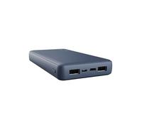 Primo - Banque d'alimentation - 20000 mAh - 74 Wh - 15 watt - 3 A - Fast Charge - 3 connecteurs de sortie (2 x USB, USB-C) - sur le câble : Micro-USB