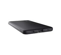 Primo - Banque d'alimentation - 5000 mAh - 15 watt - 3 A (USB-C, Micro-USB Type B) - noir
