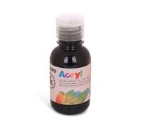 Primo - Bouteille De Couleur Acrylique 125 Ml - Noir