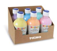 PRIMO - Gouaches lavables pour enfants +3 Ans et Adultes, Peintures de 300 ml avec Doseur, Couleurs pour Peindre sur Papier, Tissu et Verre, Peinture, Papeterie, Travaux Créatifs et Loisirs
