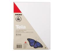 PRIMO Hobby & Professional - Toile Peinture en Cartons Entoilés 18x24x16,5 100% Carton, Toiles à Peindre avec Angles pour Fixer Cadres, Activité Manuelle, Loisirs Créatifs, Acid Free ne Jaunit Pas