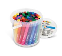 PRIMO Jumbo Feutre de coloriage 60 pièces en 12 couleurs assorties dans un seau