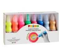 Primo kit de peinture pour affiche Tempera junior métallisée/fluorée 8 x 50 ml Multicolore G