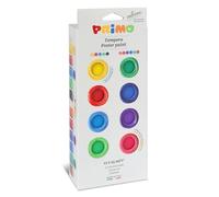 PRIMO - Kit Palette Peinture Enfant +3 Ans avec Peinture Gouache 25 ml, 12 Couleurs Tempera Couvrantes pour Peinture Textile, Aquarelle, Coloriage et d'Autres Surfaces, Loisirs Créatifs Made in Italy