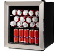 Primo Réfrigérateur à boissons PR194BC – 46 L, porte vitrée, pose libre, Classe C, noir