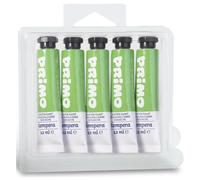 PRIMO Lot de 3 x 5 Tubes Aluminium 12ml Peinture Gouache Vert brillant 610
