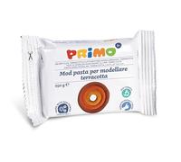 PRIMO - Pâte à Modeler, Bloc d'Argile 250g pour Créer des Formes, Jeux pour enfants de 3 Ans, Travaux Créatifs et Hobby, Sèche à l'Air, Se Travaille avec les Mains Humides, Pas Besoin de Cuisson