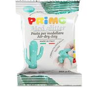 PRIMO - Pâte à Modeler, Bloc d'Argile 250g pour Créer des Formes, Jeux pour enfants de 3 Ans, Travaux Créatifs et Hobby, Sèche à l'Air, Se Travaille avec les Mains Humides, Pas Besoin de Cuisson