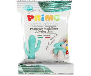 PRIMO - Pâte à Modeler, Bloc d'Argile 250g pour Créer des Formes, Jeux pour enfants de 3 Ans, Travaux Créatifs et Hobby, Sèche à l'Air, Se Travaille avec les Mains Humides, Pas Besoin de Cuisson